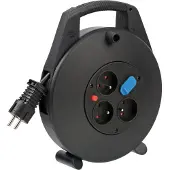 Brennenstuhl Vario-Line Box Kompakt Kabeltrommel 10m 3x Schuko 2x USB