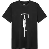 DEDICATED - T-Shirt Stockholm Bike Front - T-Shirt Gr XXL grau