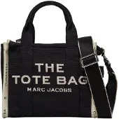 Marc Jacobs The Small Tote Tasche aus schwarzem Canvas