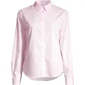 Gant für Damen. 4300348 Rosa Popeline-Hemd mit normaler Passform (36), Lässig, Baumwolle, Langarm