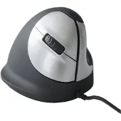 R-Go Tools R-Go HE Ergonomische Maus mit Kabel, Vertikale Ergo Maus mit Break Software, Stilles Klicken, (USB C Kabelkabelgebunden+USB A Konverter), 5 Tasten, 2400DPI, Kompatibel mit Windows/MacOS