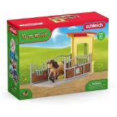 Schleich FARM WORLD 42609, Bauernhof, Buildings, Farm animals / farm toys, Horse Stable, Horses, 3 Jahr(e), Mehrfarbig