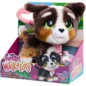 Furreal Walk-A-Lots Bernedoodle, interaktives Spielzeug, 20 cm, für Kinder ab 4 Jahren