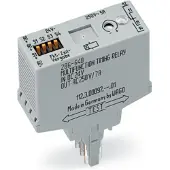 Wago 286-640 Zeitrelaismodul,Eingangsnennspannung DC 24 V,Grenzdauerstrom 6 A,grau 286640