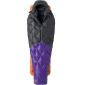 Big Agnes - Fly Creek UL 25 - Daunenschlafsack Gr Regular - 183 cm schwarz/lila