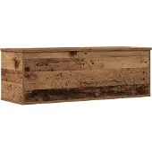 Yiwydaa Aufbewahrungsbox Altholz 102 x 35 x 35 cm Holzwerkstoff