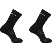 Salomon - Evasion Crew 2-Pack - Multifunktionssocken Gr 36-38 schwarz