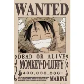 Teknofun One Piece Led Wanted Luffy Lampe 30 Cm