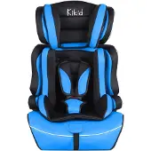 Kikid Kindersitz Basic 76-150cm R129, schwarz blau