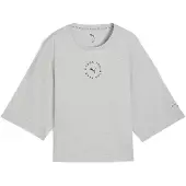 Puma W x Hyrox Cropped Lifestyle Tee light gray heather (04) XS