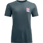 Ortovox - Women's 140 Cool Mountain Gradient T-Shirt - Merinoshirt Gr L grau