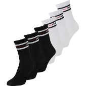FILA Socken "UNISEX LIFESTYLE PLAIN SOCKS" 6 Paar tlg. mit eingestricktem Logo