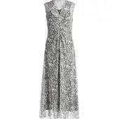 Cartoon Midikleid "Damen ohne Arm" Ohne Tasche Druck
