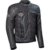 Difi Boston Motorrad Lederjacke, braun/schwarz, 48