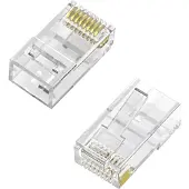 Aisens A139-0656, RJ-45, Transparent, Männlich, Gerade, Cat6, U/UTP (UTP)