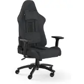 Corsair TC100, Gepolsterter Sitz, Gepolsterte Rückenlehne, Grau, Grau, Stoff, Stoff