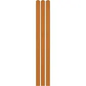 Bm Massivholz Zaunpfosten "EA5Y-F1X 2", braun (kirschbaumfarben), B:9cm H:190cm T:9cm, Holzwerkstoff, Zaunpfosten, Zaunpfosten, 190 cm Höhe