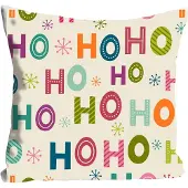 Queence Dekokissen "HOHOHO", mit einem weihnachtlichen Schriftzug