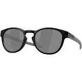 Oakley OO9265 LATCH Herren-Sonnenbrille Vollrand Oval Kunststoff-Gestell, schwarz
