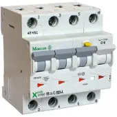 Eaton 120659 FI/LS Kombination, 13 A, 30 mA, LS-Charakteristik: C, 3p+N, FI-Charakteristik: A mRB6-13/3N/C/003-A