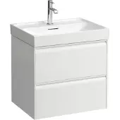 Laufen MEDA Waschtischunterbau, 2 Schubladen, inklusive Ordnungssystem, zu H810113, 584x448x515mm, H4215720112601, Farbe: Weiß Matt