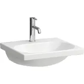Laufen LUA Waschtisch, 1 Hahnloch, ohne Überlauf, 500x460mm, H8100810001561, Farbe: Weiß