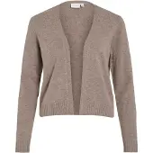 Vila Viril Kurzer Offener Strickjacke