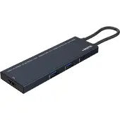 Microconnect USB3.1CCOM18, Kabelgebunden, 100 W, USB Typ-C, Schwarz, 4K Ultra HD, 30 Hz