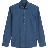 Marc O'Polo Langarmhemd , Herren, Gr. XXL, N-Gr, bunt (multi, schwarz navy), Web, Obermaterial: 100% Baumwolle, 2-Knopf-Manschette, Hemden Langarmhemd, weiche, leichte Chambray-Qualität