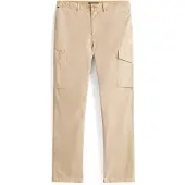 Tommy Hilfiger Cargohose "DENTON LW TWILL", Herren, Gr. 33, Länge 32, grün (sandalwood), Twill, Obermaterial: 100% Baumwolle, straight fit normal, Hosen Cargohose, Straight Fit, Baumwolle