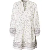 Pepe Jeans für Damen. PL953758 Lia Kleid weiß (M), Lässig, Baumwolle, Langarm