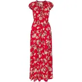 Apricot Maxikleid "Jasmine Maxikleid in Wickeloptik" mit Blumenmuster