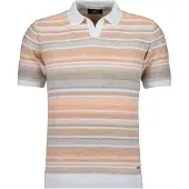 Ragman Rundhalspullover , Herren, Gr. 58, bunt gestreift, 942, Feinstrick, 100% Baumwolle, Pullover Rundhalspullover