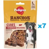 Pedigree Ranchos Cubes 7x70g: Zusatzfutter für adulte Hunde mit Rindfleisch
