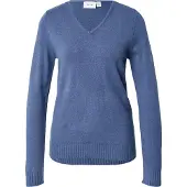 Vila Viril V-ausschnitt Strickpullover