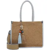 Suri Frey Schultertasche Umhängetasche Kirsty Cityshopper Crystal Blue beige