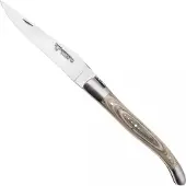 Laguiole En Aubrac Khaki Pakkawood, Matt Bolsters, Taschenmesser, 12 cm