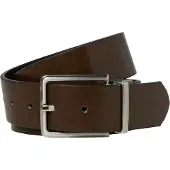 Jack & Jones Ledergürtel "JACGARDA REVERSIBLE BELT NOOS", Herren, Gr. 95, braun (braun stone), Kunstfaser, unifarben, Gürtel Ledergürtel