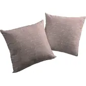 Adam Audio Dekokissen ADAM "Kissenhülle Scribble", lila (lila, bedruckt), B:50cm L:50cm, Baumwolle, Leinen, Dekokissen_Sitzkissen_Kissenhüllen, Dekokissen, aus Bio-Baumwolle, Kissenhülle ohne Füllung, 1 Stück