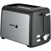 Fagor ToastPro, 2 Scheibe(n), Schwarz, Edelstahl, Tasten, Drehregler, 800 W, 220-240 V, 50-60 Hz