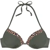 LASCANA Push-Up-Bikini-Top "Adelin" mit bedruckten Einsätzen