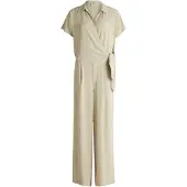 Cartoon Jumpsuit "Jumpsuit mit Bindegürtel", Damen, Gr. 36, EURO, grün (elm), Obermaterial: 100% Polyester PES., Overalls Jumpsuit