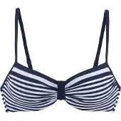 LASCANA Bügel-Bikini-Top "Myst" mit platziertem Streifen-Design
