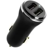 Big Buy Cooking dual (2 usb-a) supertouch Ladegerät mit usb-c Kabel schwarz (schwarz)