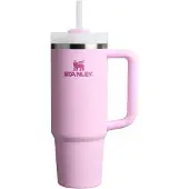 Stanley Quencher H2.O FlowState Tumbler Edelstahlbecher mit Strohhalm medium Cherry Blossom 1 St.