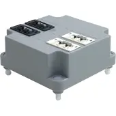 ABB 3640 Dual 5-Polig Winsta Connector Abdeckung Recycelt - 1Spa007131F9300