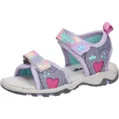 Lico Sandale "Sandale Blacky V", Mädchen, Gr. 32, lila, Synthetik, Schuhe Sandale
