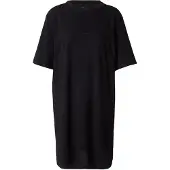 Armani Exchange für Damen. XW000825AF10356UC001 Schwarzes Hemdkleid (XS), Lässig, Baumwolle, Kurzarm