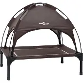 vidaXL Hundebett 71 x 64 x 71 cm Stahl Braun