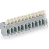 Wago 257-410 Klemmenleiste für Leiterplatten 0,08-2,5 qmm grau